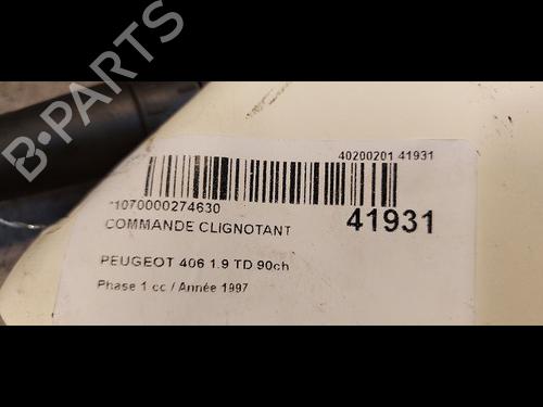 Used Steering column stalk PEUGEOT 406 (8B) 1.9 TD (90 hp) 9613477