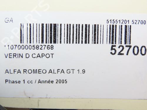 Pansergassdemper ALFA ROMEO GT (937_) 1.9 JTD (937CXN1B) (150 hp) 28801887