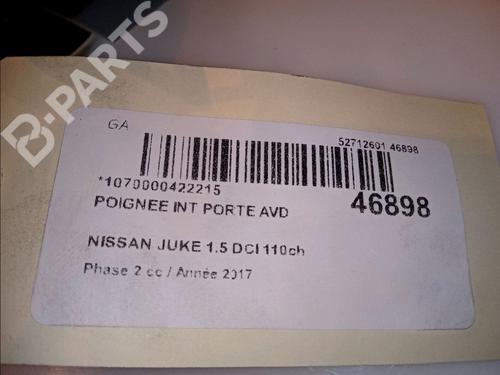 Front right interior door handle NISSAN JUKE (F15) 1.5 dCi | BP11992334I14 