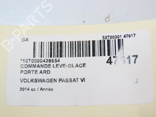 Used Right rear window switch VW PASSAT B7 (362) 2.0 TDI 4motion (177 hp) 16769789