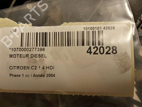 Used Engine CITROËN C2 (JM_) 1.4 HDi (68 hp) 9613729