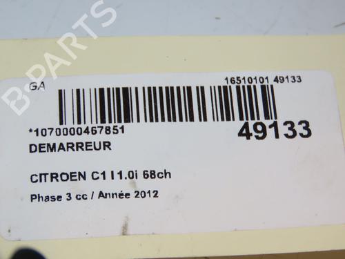 Starter CITROËN C1 (PM_, PN_) 1.0 | BP16781274M8 