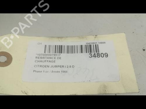 Used Heater resistor CITROËN JUMPER I Van (230L) 2.5 D (86 hp) 11677093