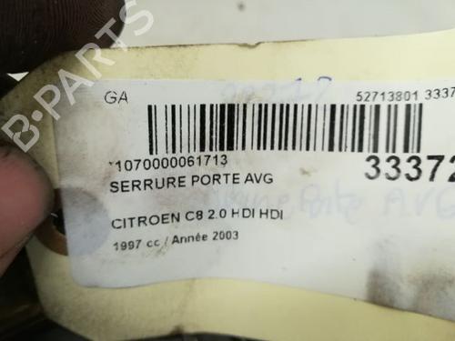 Front left lock PEUGEOT 807 (EB_)  | BP23176476C98 