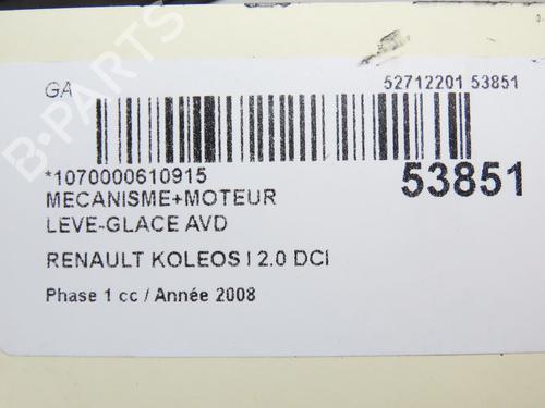 Front right window mechanism RENAULT KOLEOS I (HY_) 2.0 dCi 4x4 (HY0K) | BP28831137C23  - Image 5