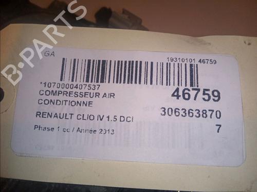 Used AC compressor RENAULT CLIO IV (BH_) 1.5 dCi 90 (90 hp) 11952461