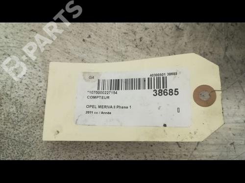 Instrument cluster OPEL MERIVA B MPV (S10) 1.7 CDTI (75) | BP9607268C47 