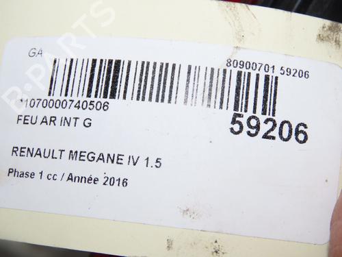Left tailgate light RENAULT MEGANE IV Grandtour (K9A/M/N_) 1.5 dCi 110 | BP36511132C79 - Image 5