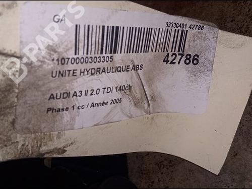 ABS pump AUDI A3 Sportback (8PA) 2.0 TDI 16V | BP9616752M43 