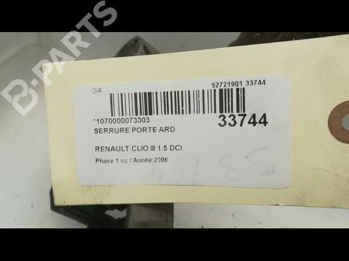 Rear right lock RENAULT CLIO III (BR0/1, CR0/1) 1.5 dCi (BR0H, CR0H, CR1S, BR1S) | BP9595903C99 