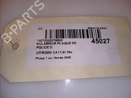 Licence plate light CITROËN C4 I (LC_) 1.6 16V | BP14880651I40 