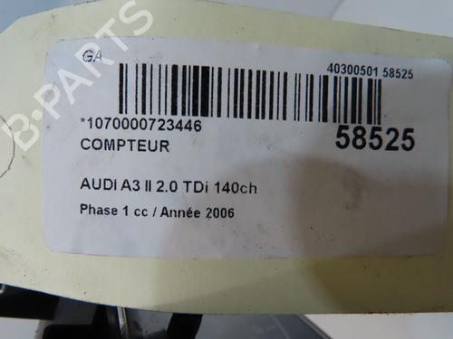 Kombiinstrument Kombiinstrument AUDI A3 Sportback (8PA) 2.0 TDI quattro (140 hp) 36246648 36246648
