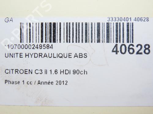 ABS pump CITROËN C3 II (SC_) 1.6 VTi 120 | BP28829922M43