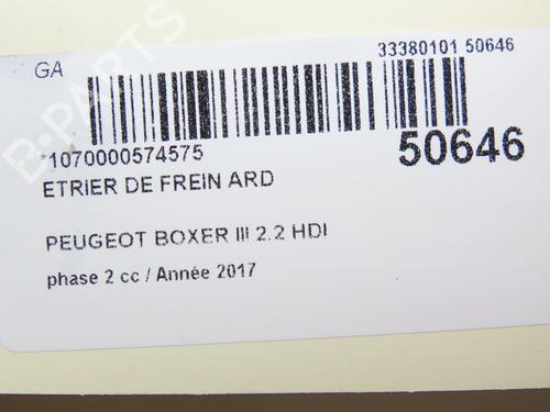 Right rear brake caliper PEUGEOT BOXER Van 2.0 BlueHDi 130 | BP26381216M106  - Image 6