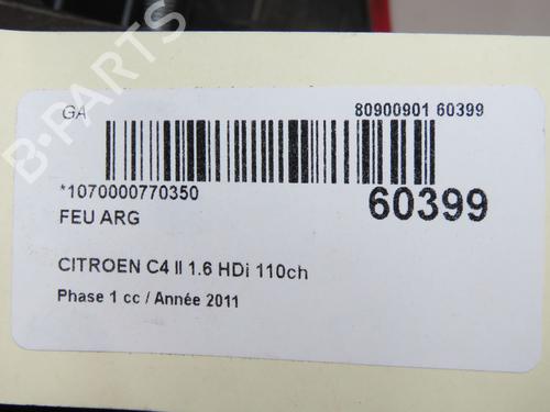 Left taillight CITROËN C4 II (NC_) 1.6 HDi 110 | BP37275969C34 - Image 5
