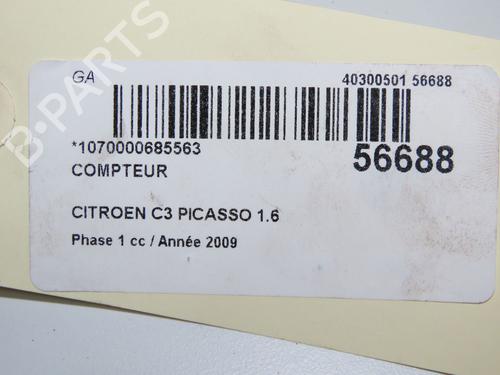 Instrument cluster CITROËN C3 Picasso (SH_) 1.6 HDi | BP32223376C47 - Image 7
