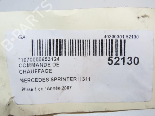 Climate control MERCEDES-BENZ SPRINTER 3,5-t Van (B906) 311 CDI (906.631, 906.633, 906.635, 906.637) | BP29415154I5 