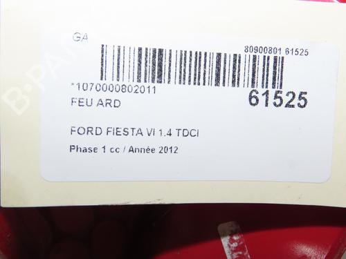 right-taillight-ford-fiesta-vi-cb1-ccn-2008-39938139 main image