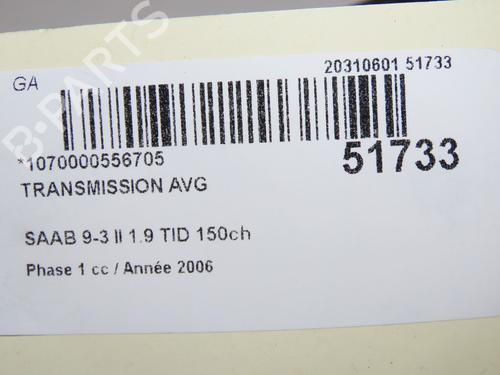Left front driveshaft SAAB 9-3 Convertible (YS3F) 1.9 TiD | BP36493764M38 - Image 5