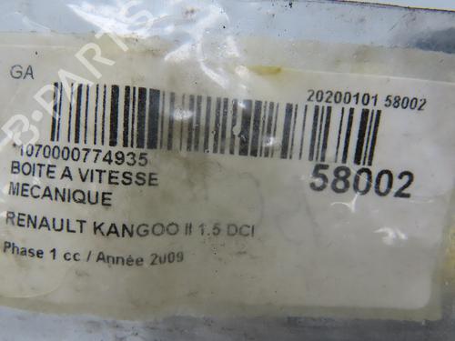 Gearbox RENAULT KANGOO Express (FW0/1_) 1.5 dCi 70 (FW0A, KW0V) | BP37455471M3 - Image 7