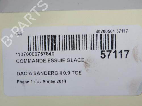 Steering column stalk DACIA SANDERO II TCe 90 (B8M1, B8MA, B8AC) | BP36310462I23 - Image 5