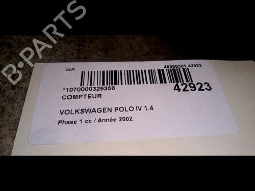 instrument-cluster-vw-polo-9n_-9a_-14-tdi-6q0920820lx00n-2001-2002-2003-2004-2005-2006-2007-2008-2009-2010-2011-2012-2013-2014-9729662 main image