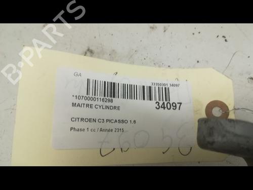 Used Brake master cylinder Brake master cylinder CITROËN C3 Picasso (SH_) 1.6 HDI 90 (92 hp) 9598127 9598127