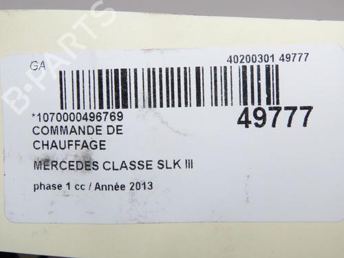 AC-Styringsenhed/Manøvreenhed AC-Styringsenhed/Manøvreenhed MERCEDES-BENZ SLK (R172) 200 (172.448) (184 hp) 37163321 37163321