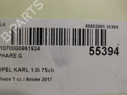 Venstre forlygte OPEL KARL (C16) 1.0 (75 hp) 29415193
