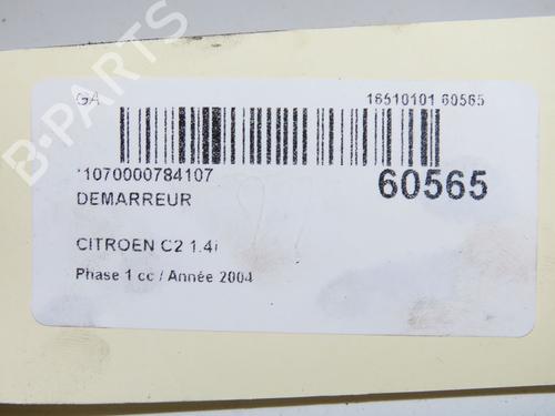 Used Starter Starter CITROËN C2 (JM_) 1.4 (73 hp) 40026273 40026273