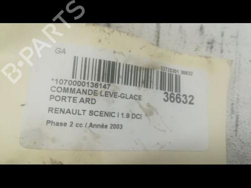 Used Right rear window switch Right rear window switch RENAULT SCÉNIC I MPV (JA0/1_, FA0_) 1.9 dCi (JA05, JA1F) (102 hp) 9602210 9602210
