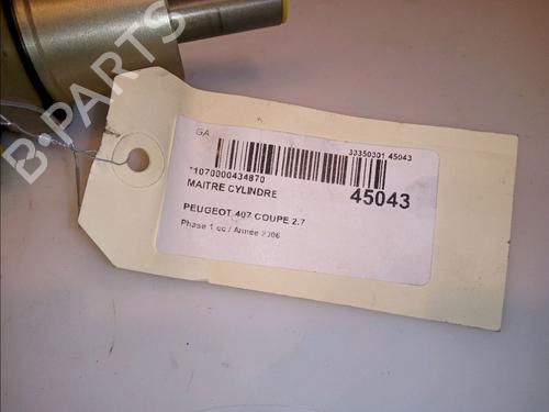Brake master cylinder PEUGEOT 407 Coupe (6C_) 2.7 HDi | BP12585616M77 