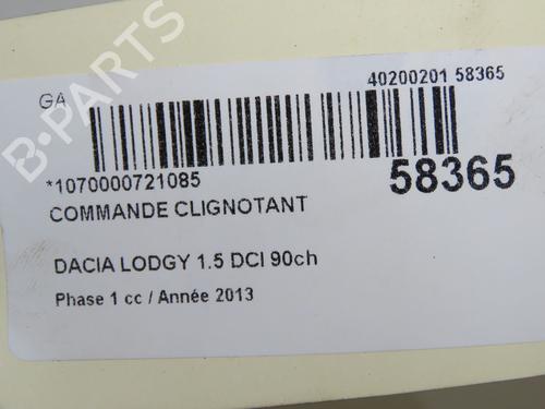Steering column stalk DACIA LODGY (JS_) 1.5 dCi (JSMC, JSAF) | BP36246629I23  - Image 5