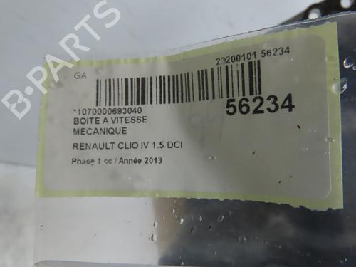 Gearbox RENAULT CLIO IV (BH_) 1.5 dCi 90 | BP31155088M3 