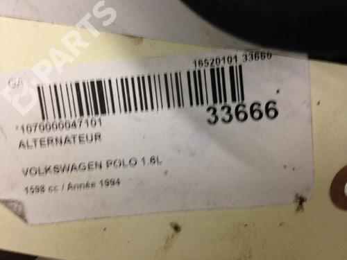 Alternator VW POLO III (6N1) 75 1.6 | BP9593763M7
