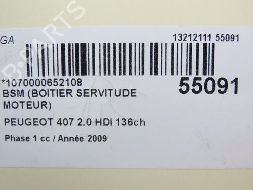 Used Fuse box PEUGEOT 407 (6D_) 2.0 HDi 135 (6DRHRH, 6DRHRE, 6DRHRG, 6DRHRJ) (136 hp) 30502401