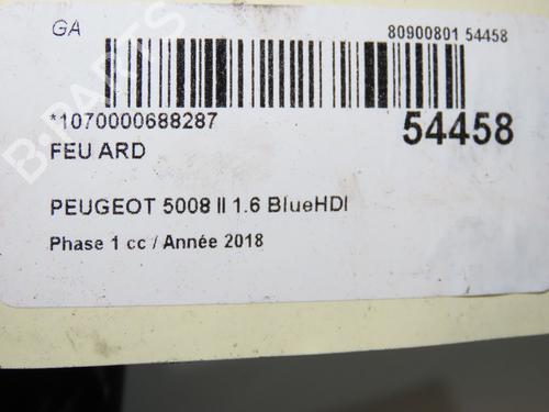 Used Right taillight Right taillight PEUGEOT 5008 II (MC_, MJ_, MR_, M4_) 1.6 BlueHDi 120 (MCBHZH, MCBHZW) (120 hp) 33860729 33860729