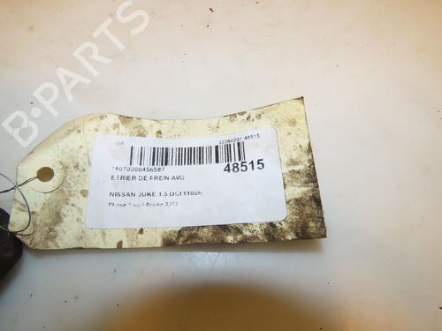 Used Right front brake caliper NISSAN JUKE (F15) 1.5 dCi (110 hp) 16707392