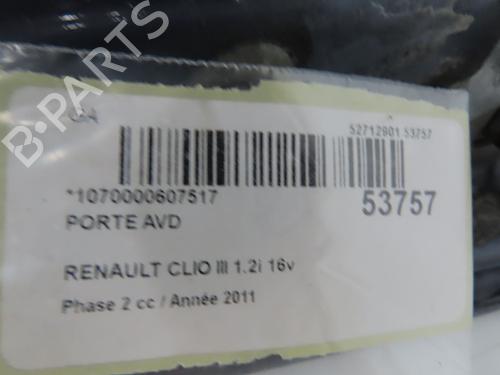 Right front door RENAULT CLIO III (BR0/1, CR0/1) 1.2 16V (BR02, BR0J, BR11, CR02, CR0J, CR11) | BP28968569C3 