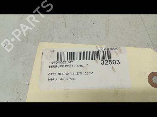 Rear left lock OPEL MERIVA A MPV (X03) 1.7 CDTI (E75) | BP9592766C100