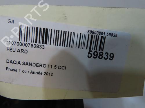 Right taillight DACIA SANDERO 1.5 dCi | BP39180494C35 - Image 5