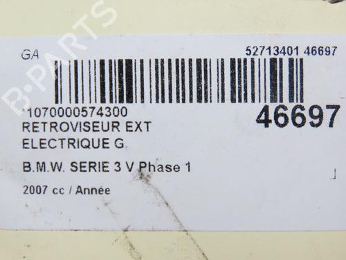 Left mirror BMW 3 (E90) 335 d | BP22535528C26 