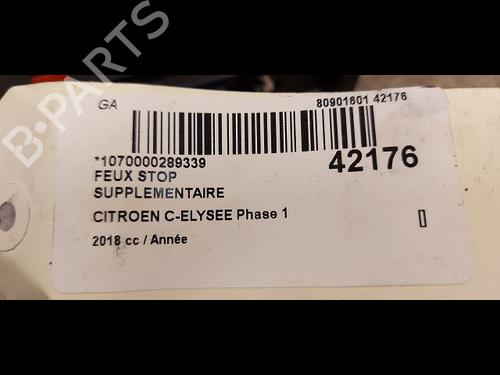 Third brake light CITROËN C-ELYSEE (DD_) 1.2 VTi 82 | BP9615362L11 - Image 3