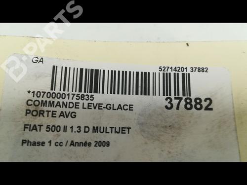 Left front window switch FIAT 500 (312_) 1.3 D Multijet (312AXB1A) | BP9602280I27 