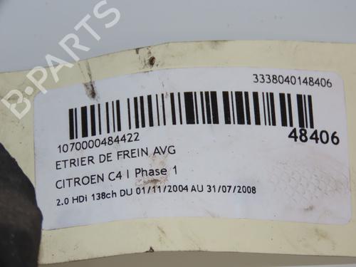 Left front brake caliper CITROËN C4 I (LC_) 2.0 HDi | BP17488252M105 