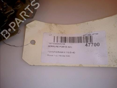 Used Front left lock Front left lock TOYOTA RAV 4 II (_A2_) 2.0 D 4WD (CLA20_, CLA21_, CLA20R, CLA21R) (116 hp) 15657403 15657403