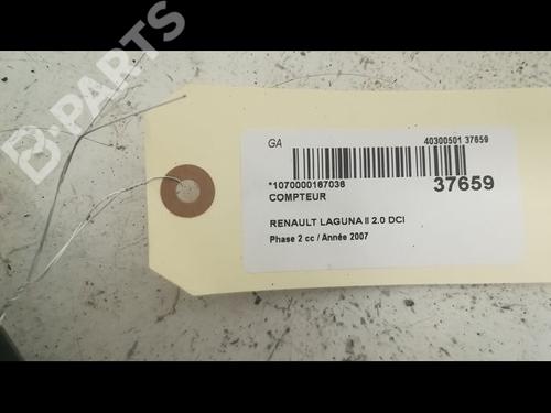 Instrument cluster RENAULT LAGUNA II (BG0/1_) 2.0 dCi (BG1T) | BP9601775C47 