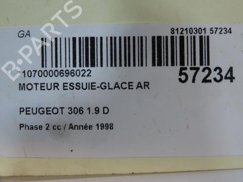 Essuie-glace moteur arrière PEUGEOT 306 Hatchback (7A, 7C, N3, N5) 1.9 D (68 hp) 32100541