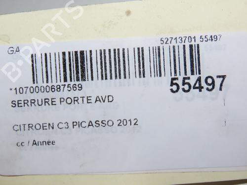 Used Front right lock CITROËN C3 Picasso (SH_) 1.6 VTi 120 (120 hp) 30978871