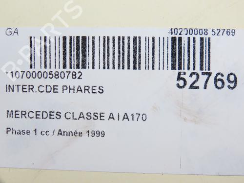Headlight switch MERCEDES-BENZ A-CLASS (W168) A 170 CDI (168.008) | BP24358864I24 